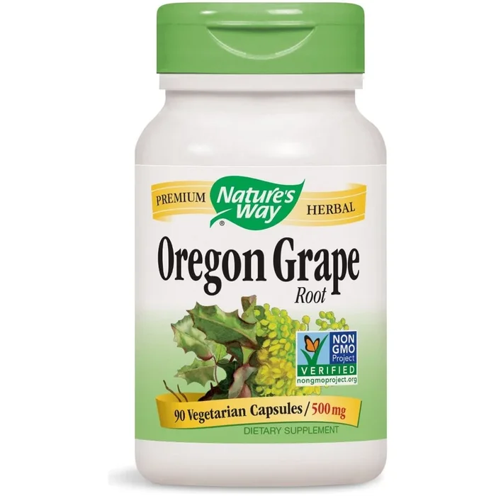 Nature’s Way Oregon Grape Root, 100 Capsules (Pack of 2)