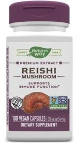 Nature’s Way Reishi Standardized Extract 100 Capsule