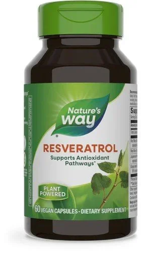 Nature’s Way Resveratrol 60 Vegan Capsules