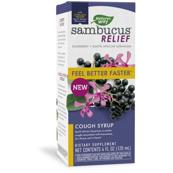 Nature’s Way Sambucus Relief Syrup 4 oz Liquid