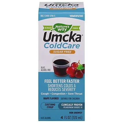 Nature’s Way Umcka ColdCare Kids Cherry Syrup 4oz