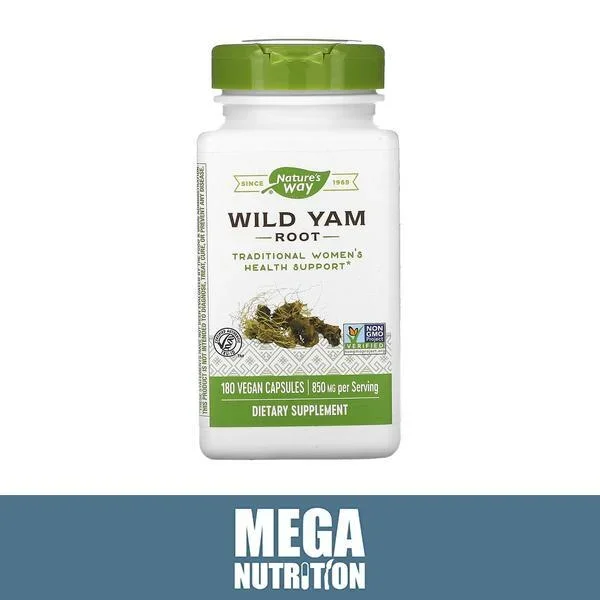 Nature’s Way Wild Yam Root 180 Vcaps