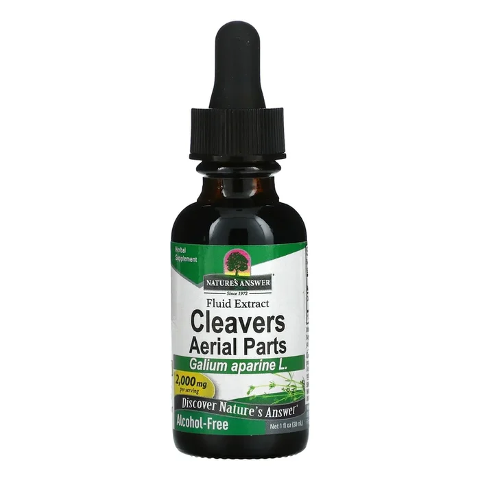 Nature’s Answer, Cleavers Alcohol Free, 1 Oz