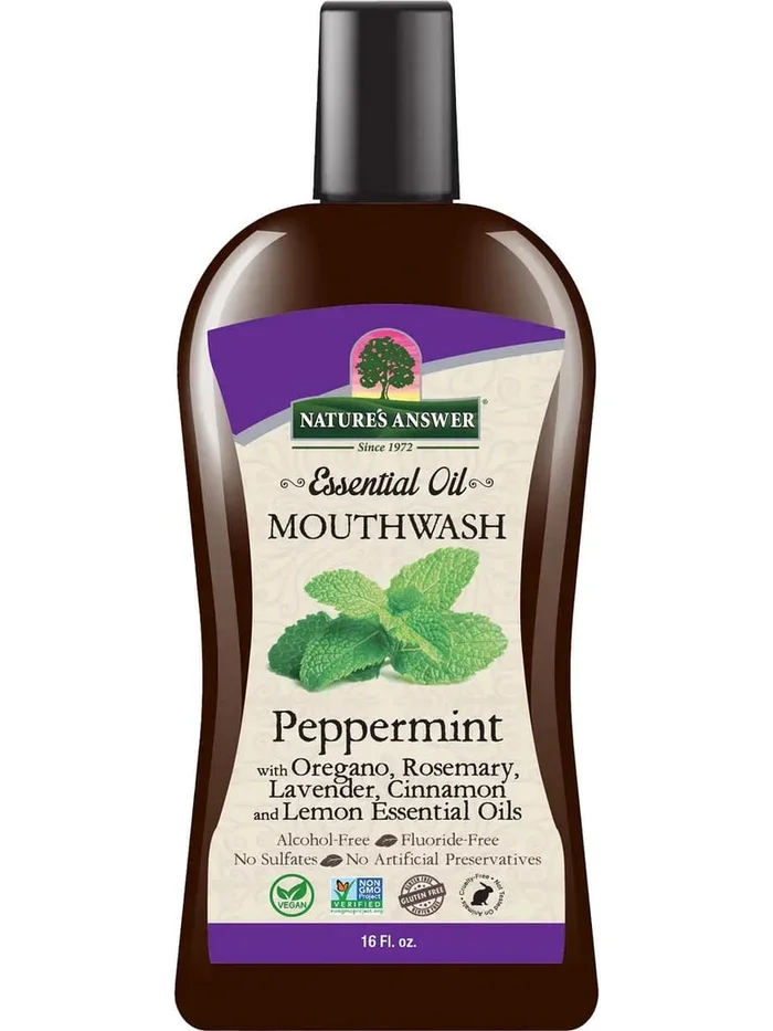Nature’s Answer, Essential Oil Mouthwash Peppermint, 16 fl oz