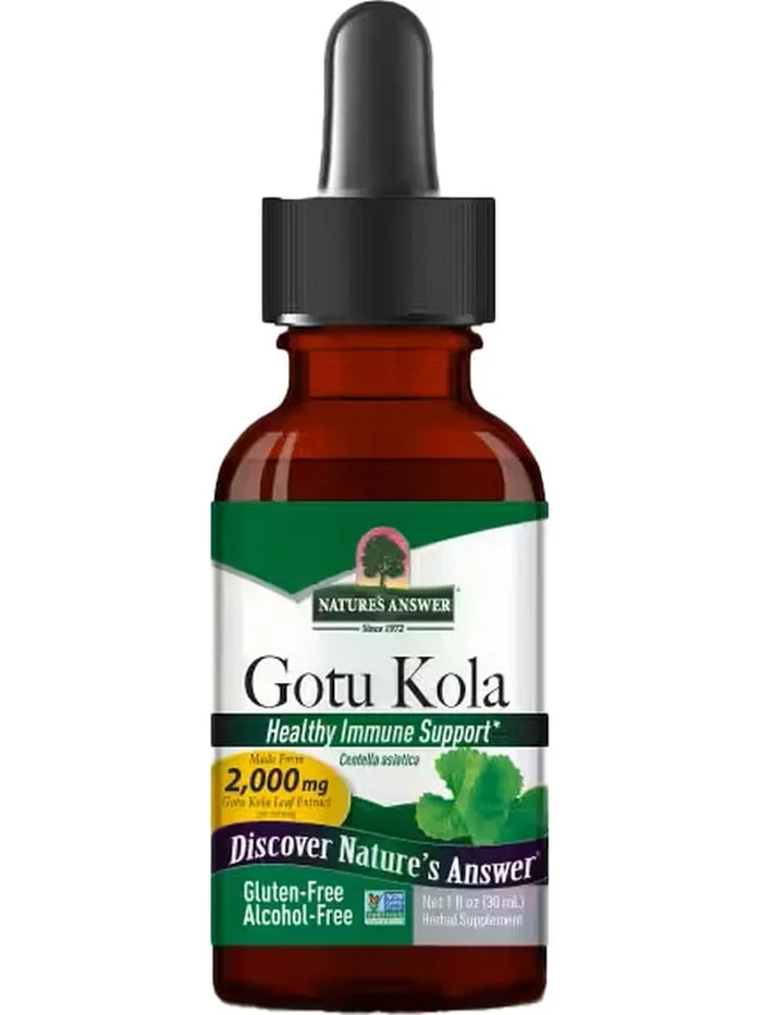Nature’s Answer, Gotu-Kola Extract, Alcohol-Free, 1 fl oz