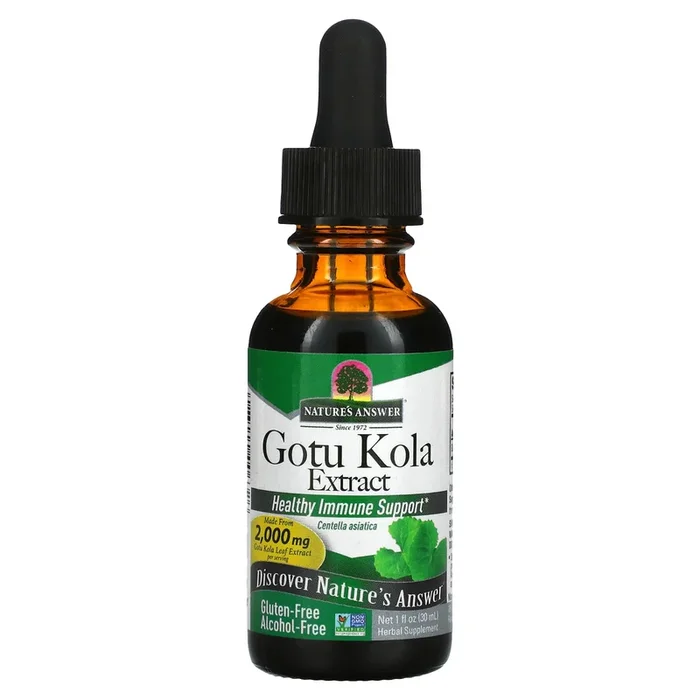 Nature’s Answer, Gotu-Kola Herb Alcohol Free Extract, 1 Oz