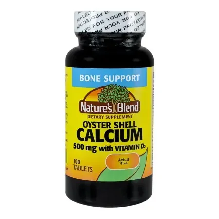 Nature‘s Blend – Multivitamin Supplement Calcium / Vitamin D 500 mg – 125 IU Strength Tablet 100 per Bottle – 54629037701