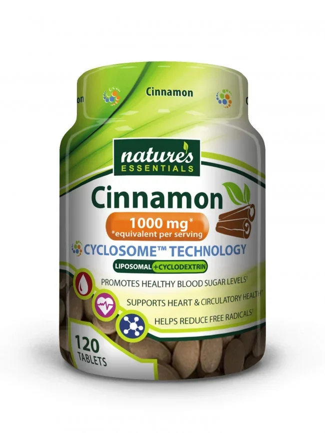 Nature’s Essentials Cinnamon 1000mg 120 Tablets