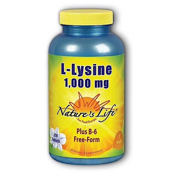 Nature’s Life, L-Lysine 1000 mg, 250 Tablets
