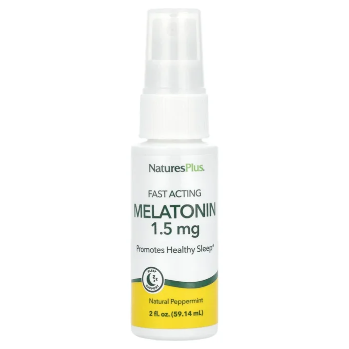 Nature’s Plus, InstaNutrient, Melatonin Spray, Natural Peppermint, .125 Spray