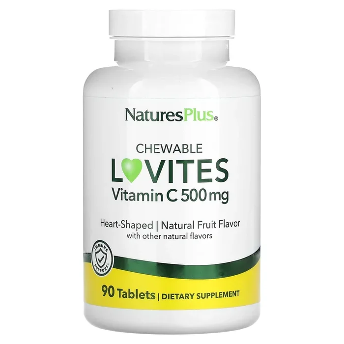 Nature’s Plus, Lovitamines Vitamin C 500 mg, 90 Tablets