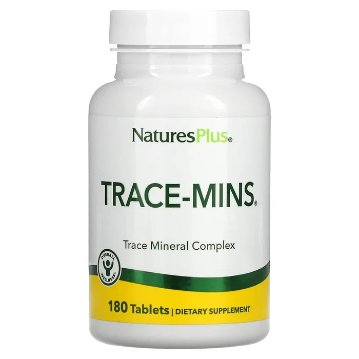 Nature’s Plus, Trace-Mins, Trace Mineral Complex, 180 Tablets