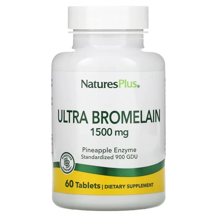 Nature’s Plus, Ultra Bromelain, 1500 mg, 60 Tablets