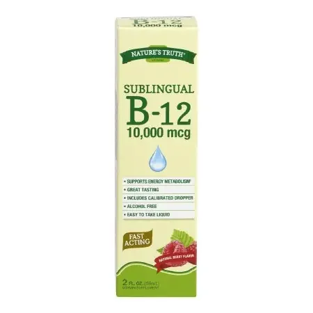 Nature‘s Truth – Vitamin Supplement Vitamin B12 1000 mcg Strength Liquid 2 oz. Berry Flavor – 84009310140