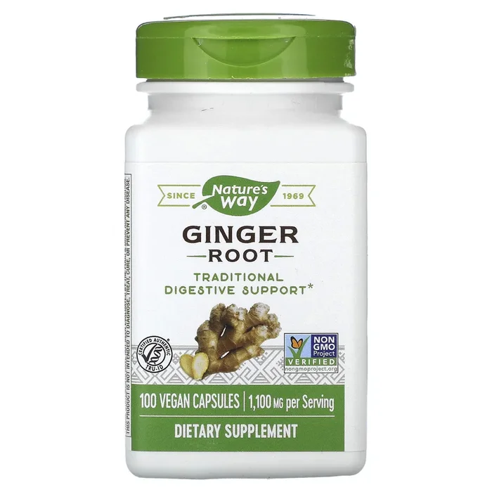 Nature’s Way, Ginger Root, 100 Vegetarian Capsules