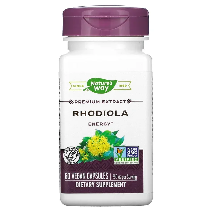 Nature’s Way, Rhodiola Rosea, 60 Vegetarian Capsules