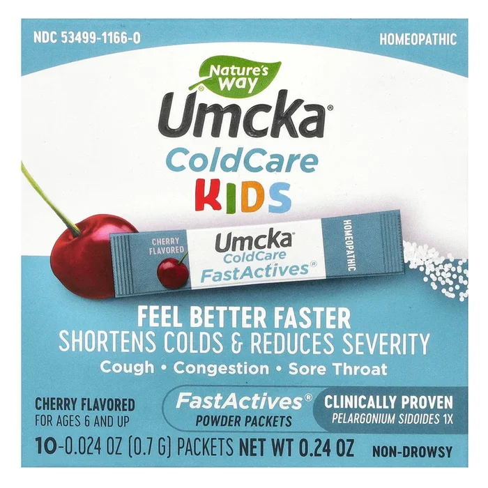 Nature’s Way, Umcka (R) ColdCare Kids FastActives (R), 10 Powders Powder