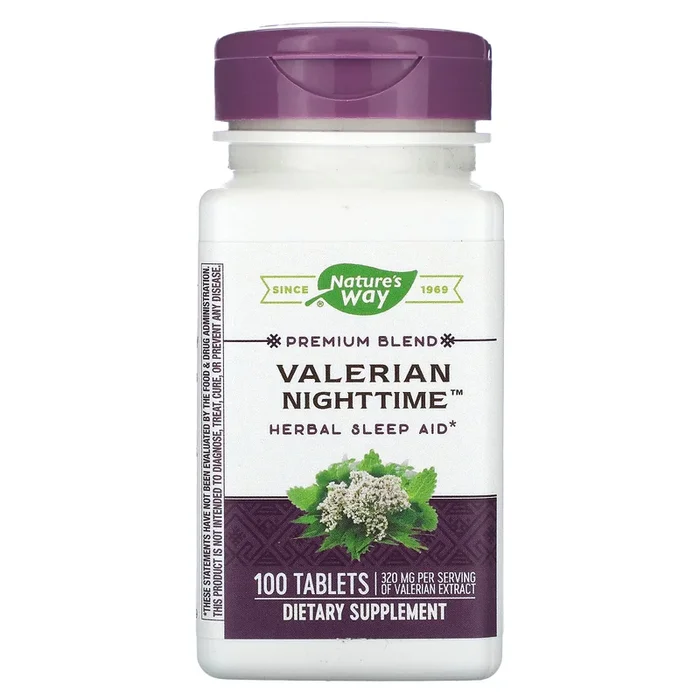 Nature’s Way, Valerian Nighttime, 100 Tablets