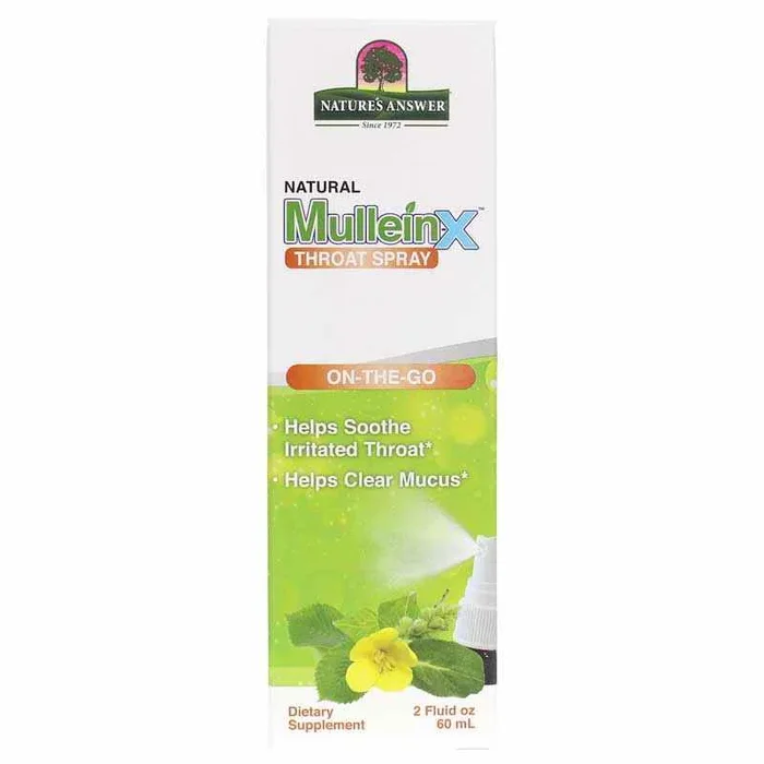 Natures Answer Mullein-X Throat Spray On-The-Go