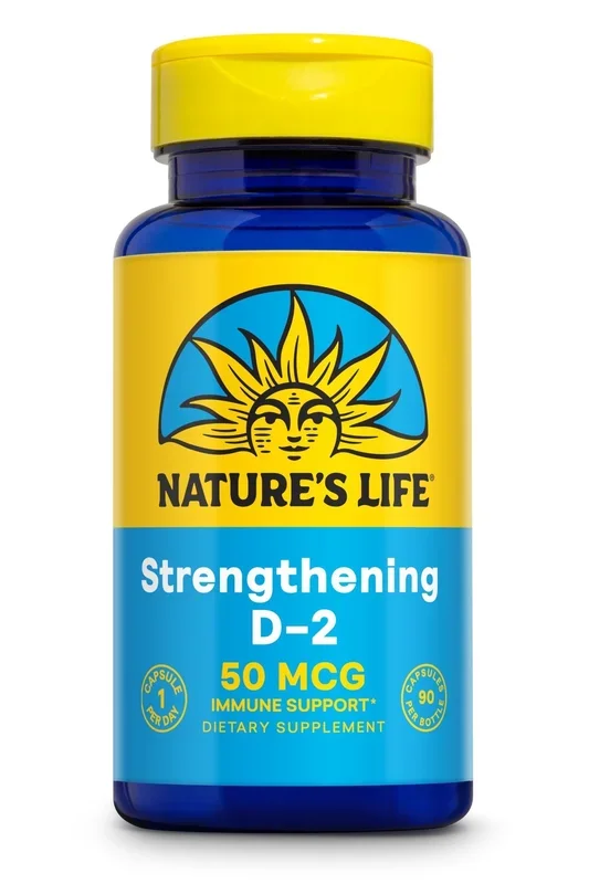 Natures Life Strengthening D-2 50 MCG 90 VegCap