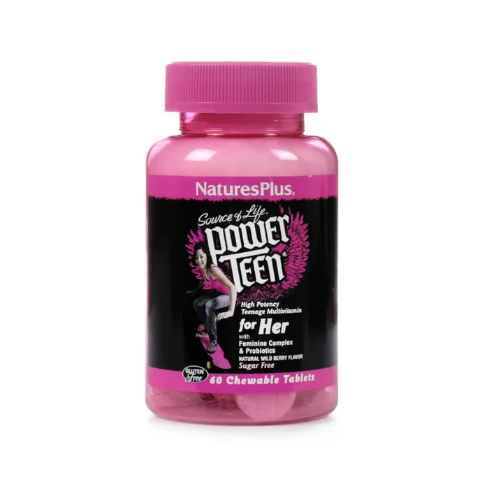 Natures Plus Source of Life® POWER TEEN® For Her Chewables