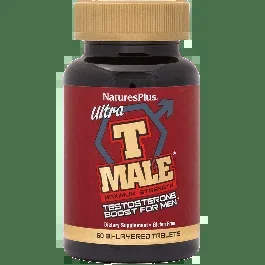 Natures Plus T Male Ultra Maximum Strength Testosterone Boost For Men–60 Tablets