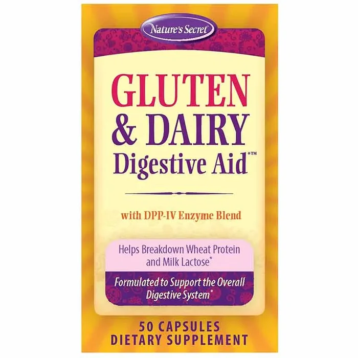 Natures Secret Gluten & Dairy Digestive Aid