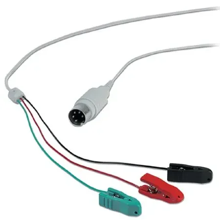 Natus Medical – Electrode Cable 3 Clip, Sheilded, 1.2 cm – 9013C0232