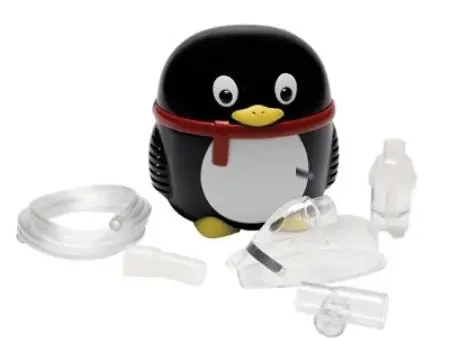 Neb-U-Tyke Penguin – Compressor Nebulizer System Small Volume Medication Cup Pediatric Aerosol Mask / Mouthpiece Delivery – JB77100