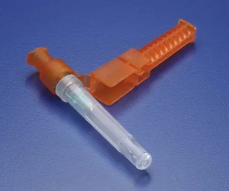 Needle-Pro – Hypodermic Needle Hinged Safety Needle 25 Gauge 5/8 Inch Length Regular Wall – 4291
