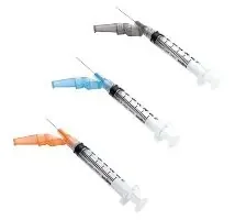 Needle-Pro EDGE – Hypodermic Needle Hinged Safety Needle 25 Gauge 5/8 Inch Length Regular Wall – 402558