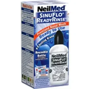 Neilmed SinuFlo ReadyRinse – Saline Nasal Rinse Kit 0.65% Strength 8 oz. – 70592810008