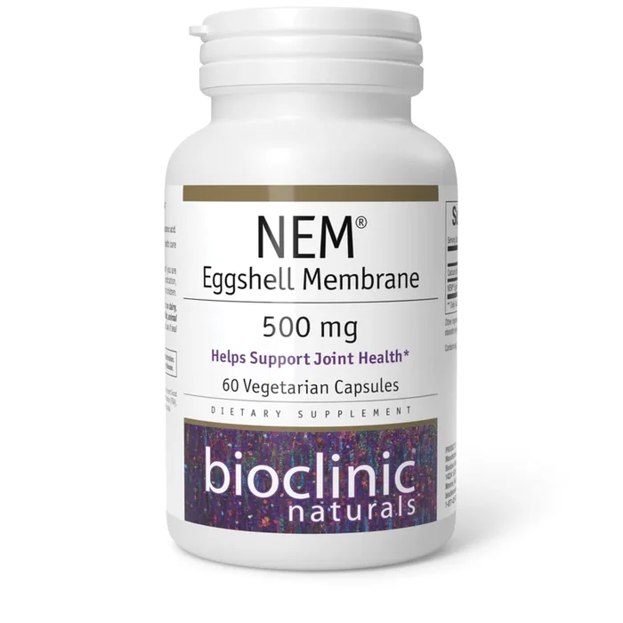 NEM Eggshell Membrane 500 mg 60 caps by Bioclinic Naturals