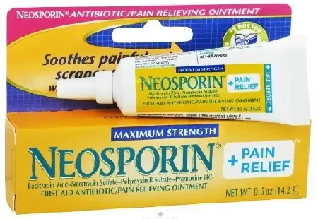 Neosporin + Pain Relief – First Aid Antibiotic with Pain Relief Ointment 0.5 oz. Tube – 00501370405
