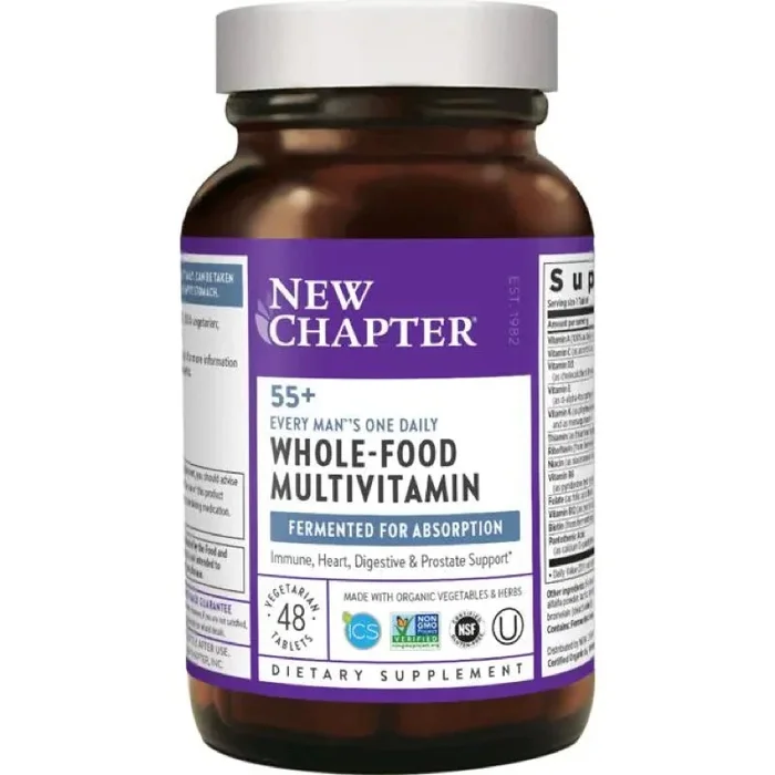 New Chapter, Every Man’s One Daily 55+, 48 Tablets