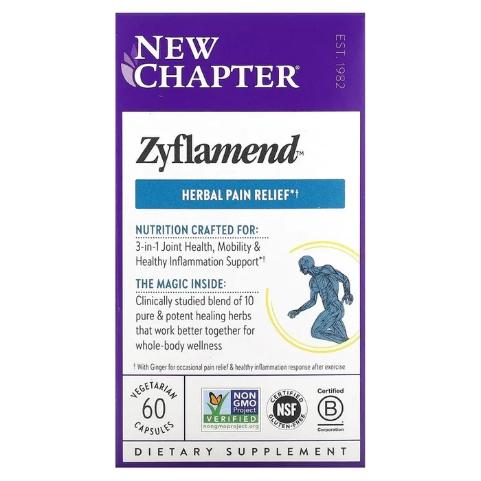 New Chapter, Zyflamend Whole Body, 60 Vegetarian Capsules