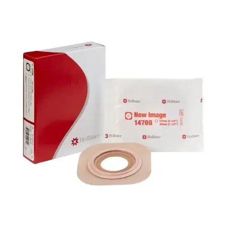 New Image FlexTend – Ostomy Barrier New Image Flextend Precut, Extended Wear Adhesive Tape 57 mm Flange Red Code System Hydrocolloid 1-1/2 Inch Opening – 14708