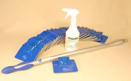 Newmatic Medical – MRI Cleaning Wand Kit With MRI Cleaning Wand, 25 Disposable Refills, 1 Bottle Steris Disinfectant – 11025