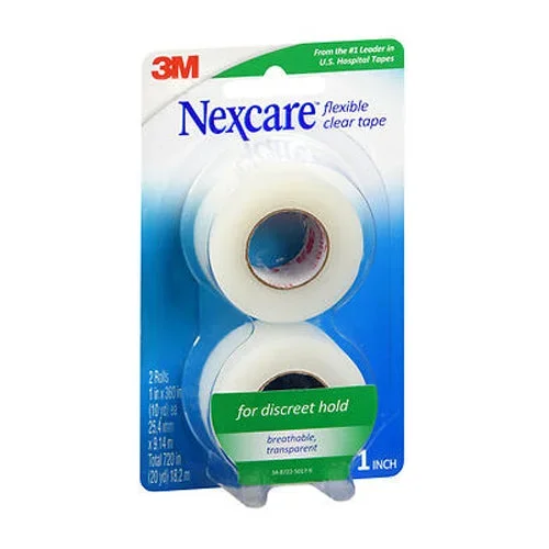 Nexcare, Flexible Tape 1 Inch X 10 Yard Clear, 20 Yard