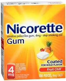 Nicorette – Stop Smoking Aid 4 mg Strength Gum – 30766785760