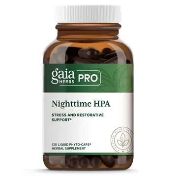 Nighttime HPA 120 Liquid Phyto-Caps by Gaia Herbs PRO