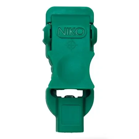Nikoclip – ECG Clip Green, Flat, Wide-Bodied, Plastic Nikotab System – NIK-20