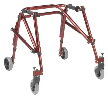 Nimbo – Posterior Walker Adjustable Height Aluminum Frame 190 lbs. Weight Capacity 28 to 36 Inch Height – KA4200S-2GCR