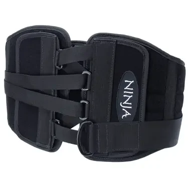 Ninja LSO – Back Brace X-Large Hook and Loop Closure 43 to 48 Inch Waist Circumference Adult – NJLSO-LP-XL-KYD