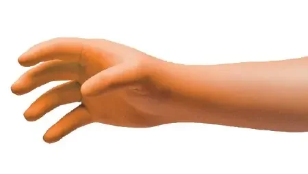 NitriDerm EP Orange – Exam Glove 3X-Large NonSterile Nitrile Extended Cuff Length Fully Textured Orange Chemo Tested – 189450