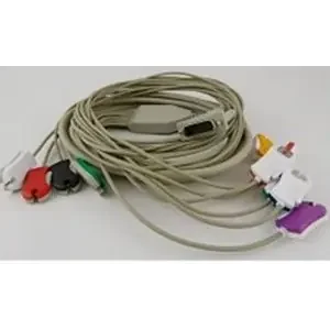 Norav – Diagnostic Cable Wire 10 Lead with Pinch Clip Ends For use wtih ECG Machine – C10-CUD10K