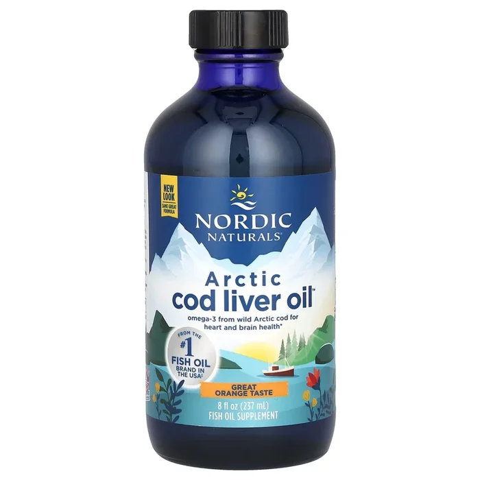 Nordic Naturals, Arctic Cod Liver Oil, Orange, 1,060 mg, 8 fl oz (237 ml)