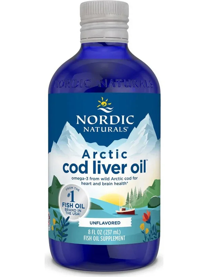 Nordic Naturals, Arctic Cod Liver Oil, Unflavored, 8 fl oz