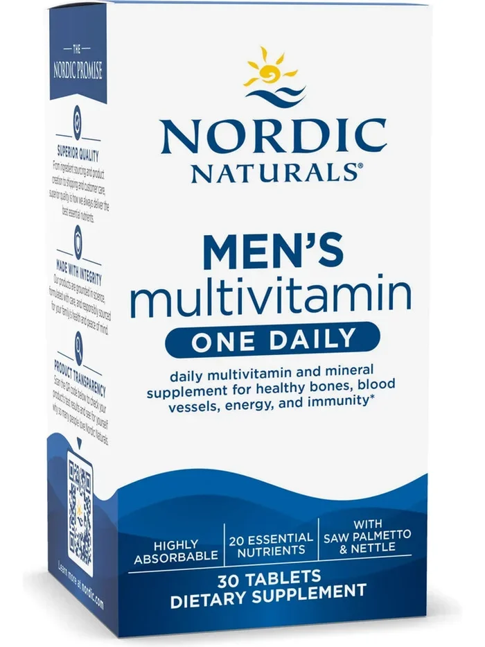 Nordic Naturals, Men’s One Daily Multivitamin, 30 Tablets