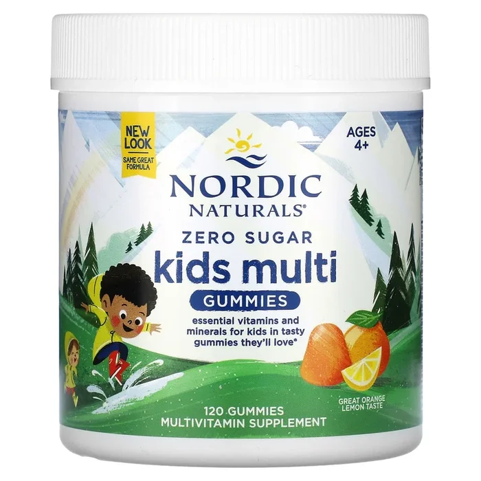 Nordic Naturals, Zero Sugar Kids Multi Gummies, 120 Gummies